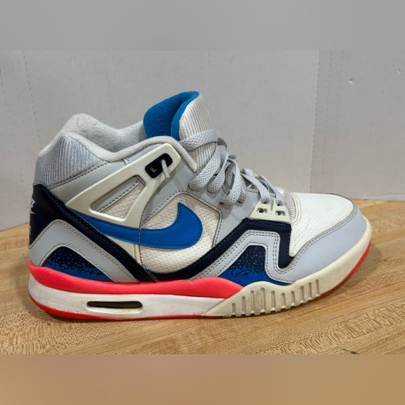 Nike Air Tech Challenge II 2 OG SZ 9 Photo Blue Andre Agassi Lava 318408-101 - Picture 5 of 11